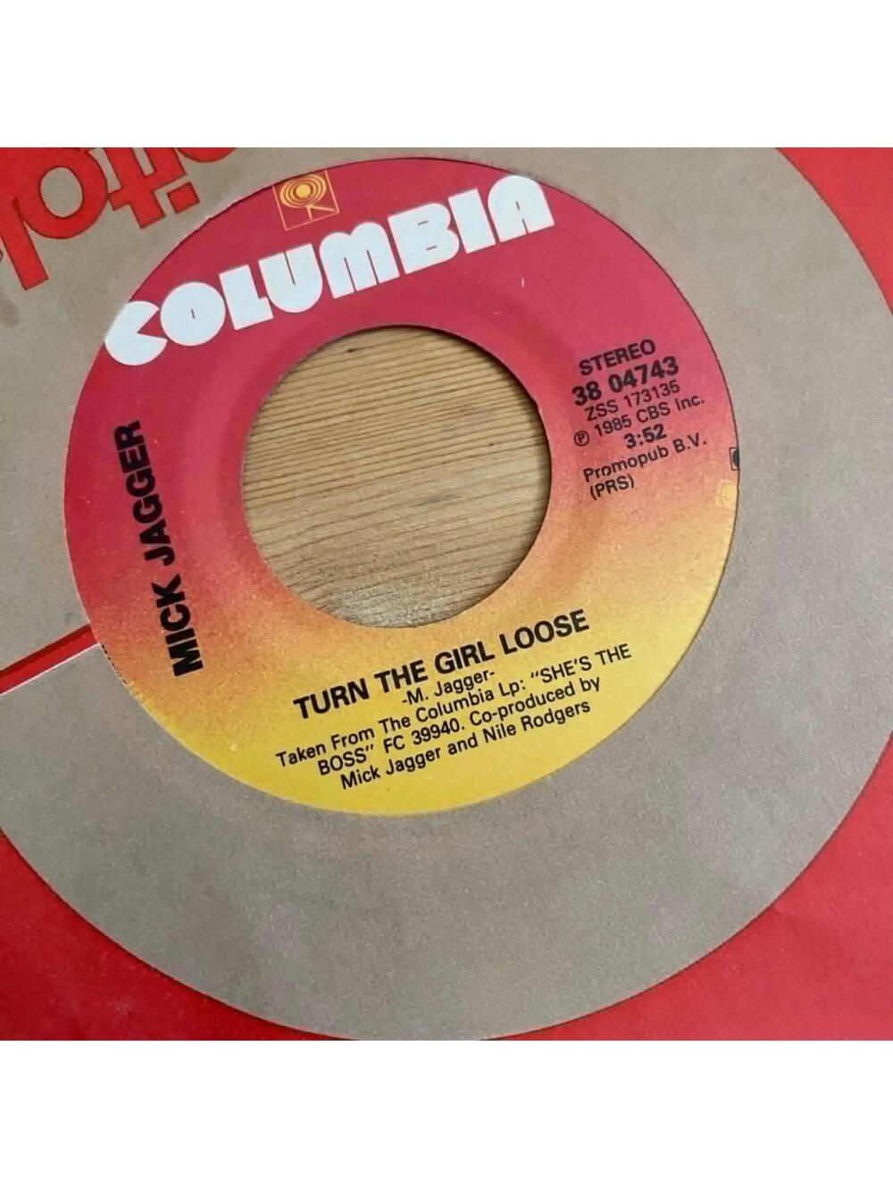 Mick Jagger - Turn the Girl Loose/Just Another Night 38 04743 45rpm VG+ R33